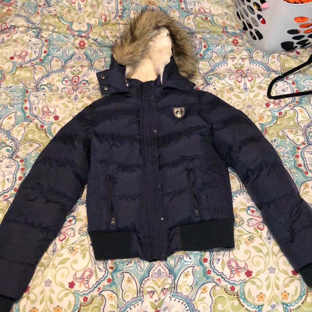 American eagle down winter puff jacket